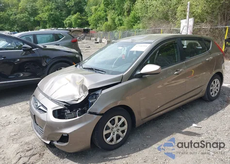 2013 Hyundai Accent Gs from USA, damaged, VIN KMHCT5AE3DU135138
